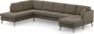 Eden - 3-sits soffa med divan vänster och schäslong höger - Beige