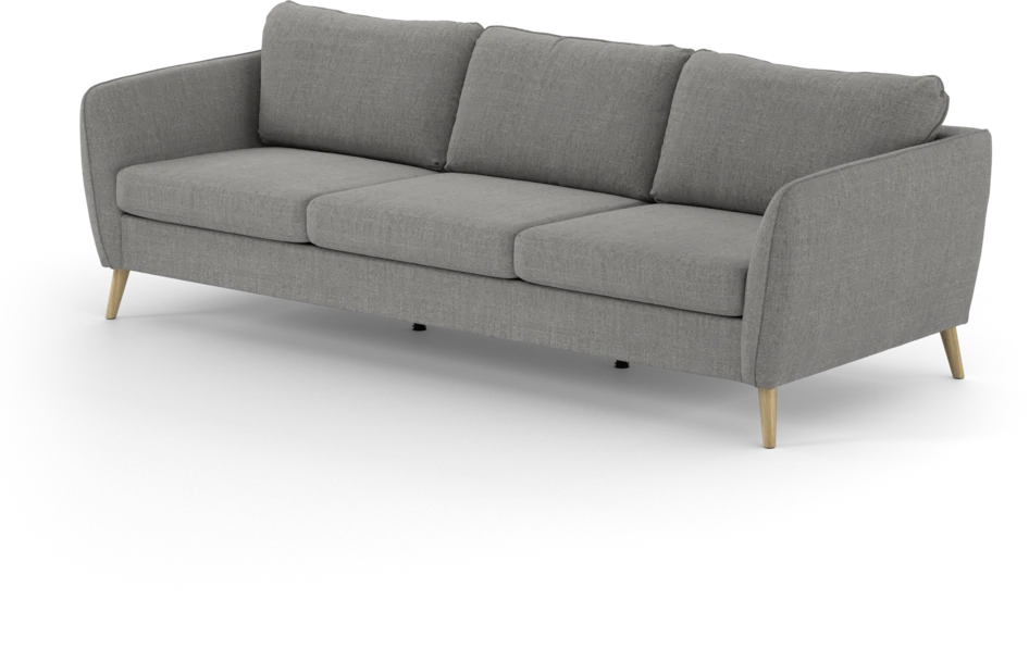 County - 3-sits soffa - Grå