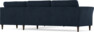 Bridge - Hörnsoffa, 2+2-sits - Blå