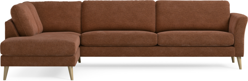 Bridge - 4-sits soffa med divan vänster - Orange