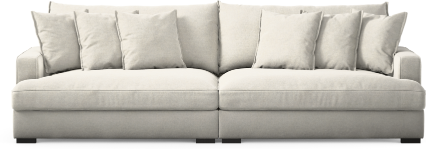 Rossi - 4-sits soffa - Vit