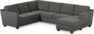 Friday - Hörnsoffa, 2+3-sits med schäslong höger - Grå