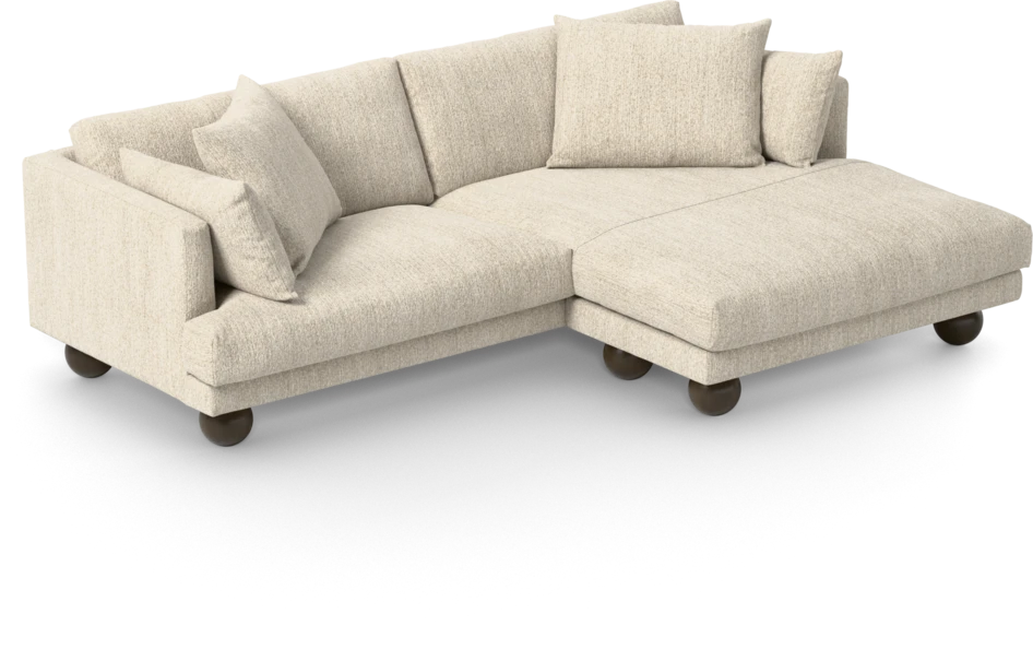 Harper - 4-sits med schäslong XL höger - Beige