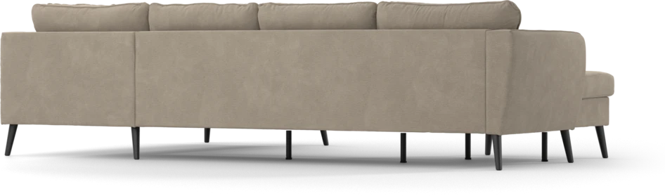 County - 3-sits soffa med schäslong vänster och divan höger - Beige