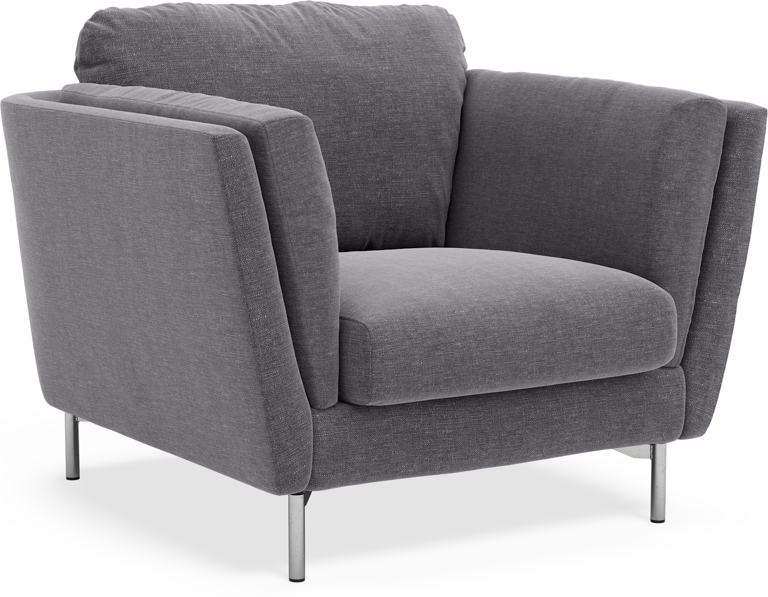 Madison Lux - Fåtölj, 70 cm - Grå