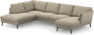 Madison Lux - 2-sits soffa med divan vänster och schäslong höger - Beige