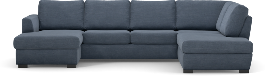 Friday - 3-sits soffa med schäslong vänster och divan höger - Blå