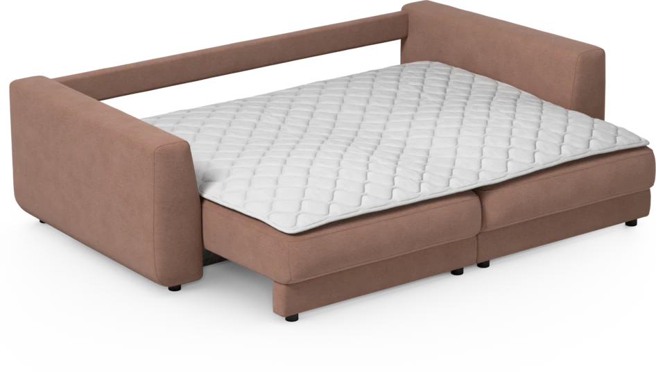 Amie - Bäddsoffa 3-sits - Rosa
