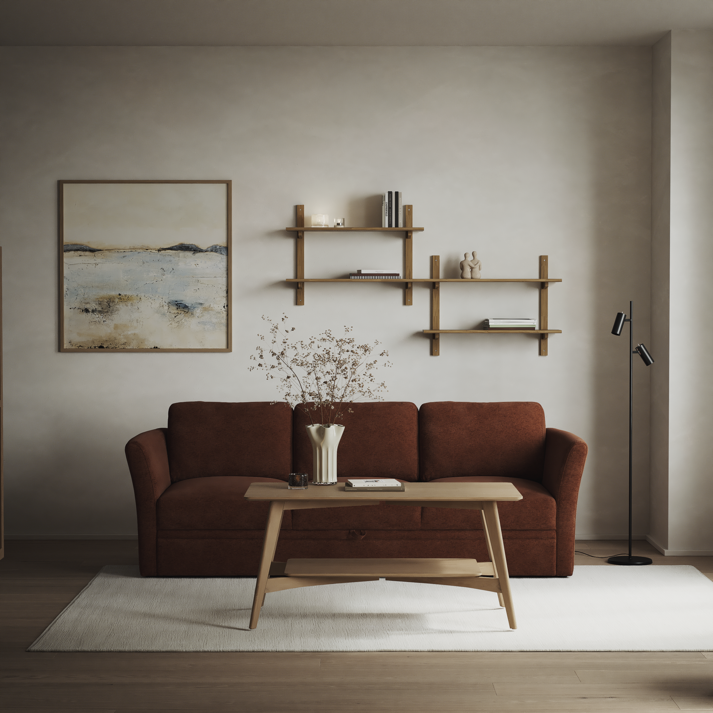 Öland - Bäddsoffa 3-sits, längsbäddad - inspiration