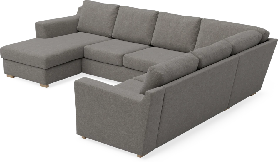 Friday - Hörnsoffa, 3+2-sits med schäslong vänster - Grå