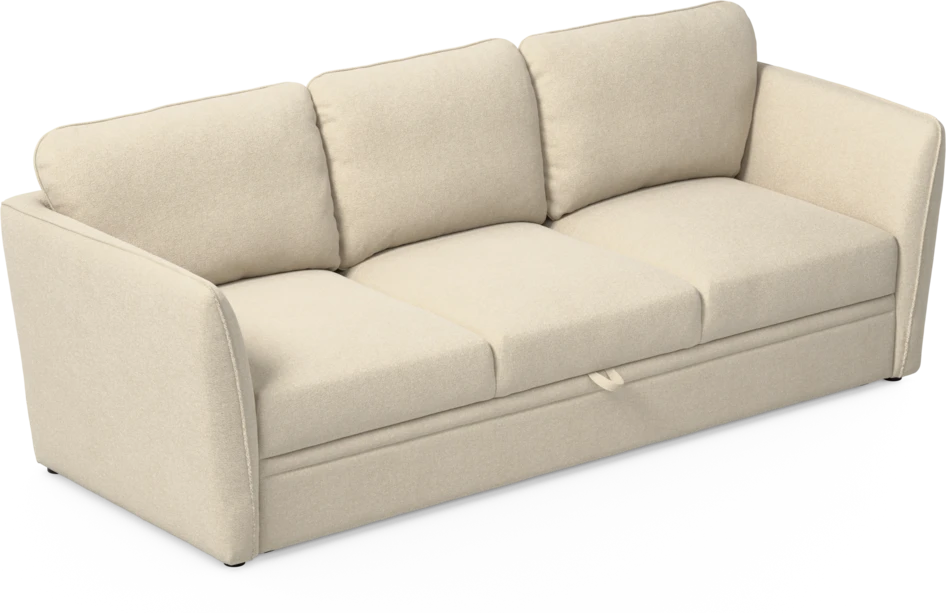 Öland - Bäddsoffa 3-sits, längsbäddad - Beige