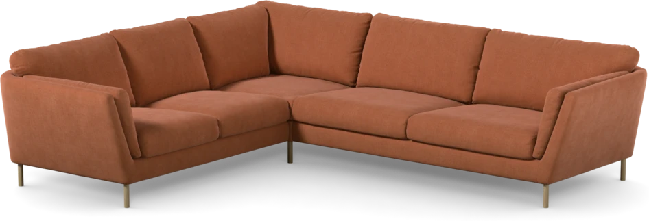 Madison Lux - Hörnsoffa 2+3-sits, hörn 1 - Orange