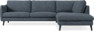 Madison Lux - 3-sits soffa med divan höger - Vit