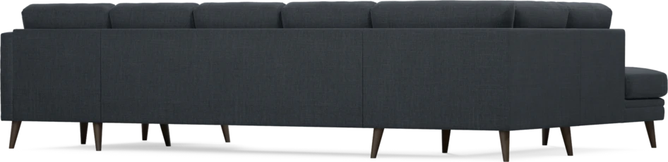 Eden - 3-sits soffa med divan vänster och schäslong höger - Blå
