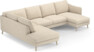 Madison Lux - 2-sits soffa med divan vänster och schäslong höger - Beige