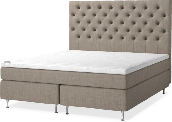 Cape Farewell, Kontinentalsäng, dubbelsäng 180x200 cm med pikerad sänggavel