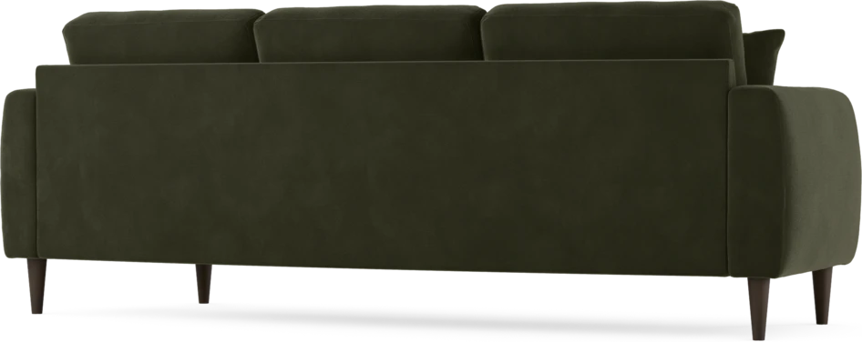 Eden - 3-sits soffa svängd - Grön