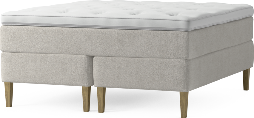 Delux Dream - Kontinentalsäng, dubbelsäng med bäddmadrass och sängben