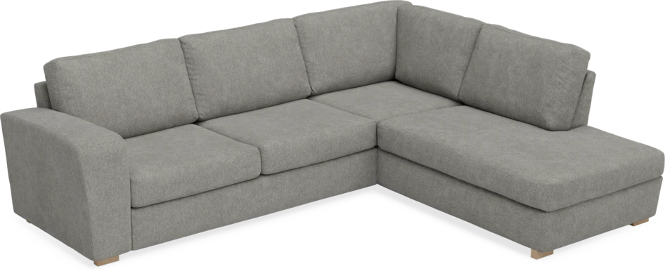 Friday - 2,5-sits soffa med divan höger - Grå