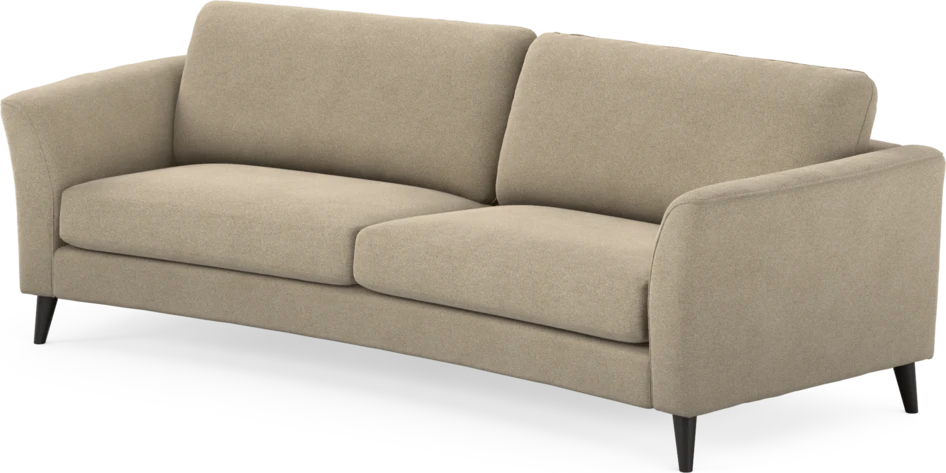 Bridge - 3-sits soffa svängd - Beige