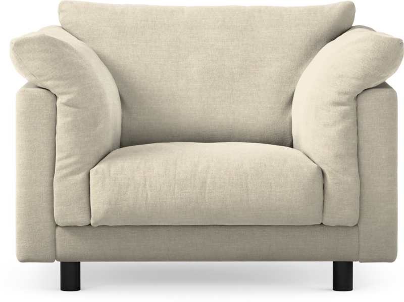 Cherrie - Fåtölj, fast klädsel - Beige