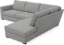 Friday - 2,5-sits soffa med divan höger - Grå