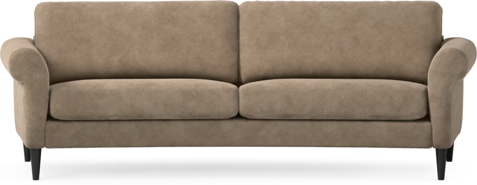 Bridge - 3-sits soffa svängd - Beige