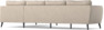 County - 3-sits soffa med divan höger - Beige