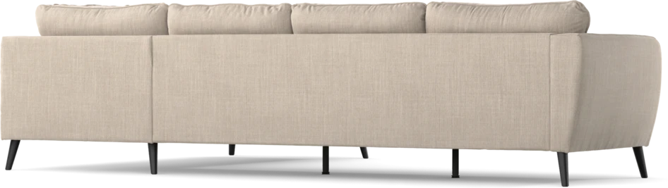 County - 3-sits soffa med divan höger - Beige