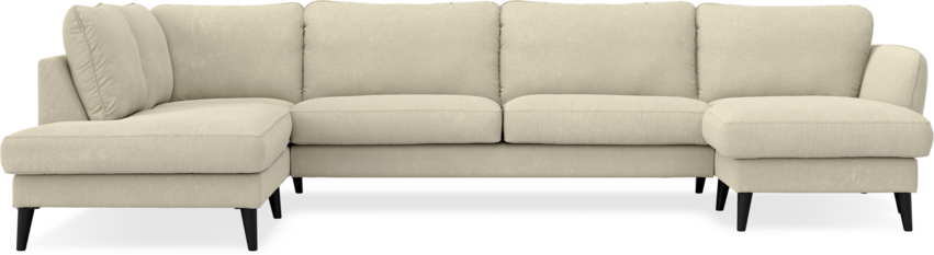 Bridge - 3-sits soffa med divan vänster och schäslong höger - Beige