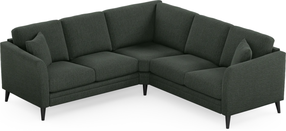 Eden - Hörnsoffa, 2+2-sits - Grön
