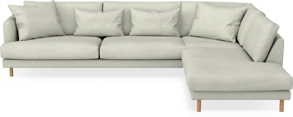 Harper - 3-sits soffa med divan höger - Beige