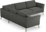 Bridge - Hörnsoffa, 2+3-sits - Grå