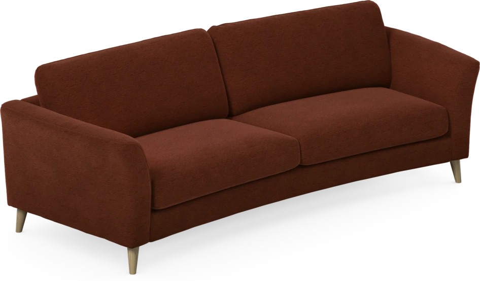 Bridge - 3-sits soffa svängd - Orange