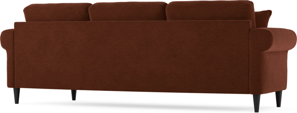 Eden - 3-sits soffa svängd - Orange
