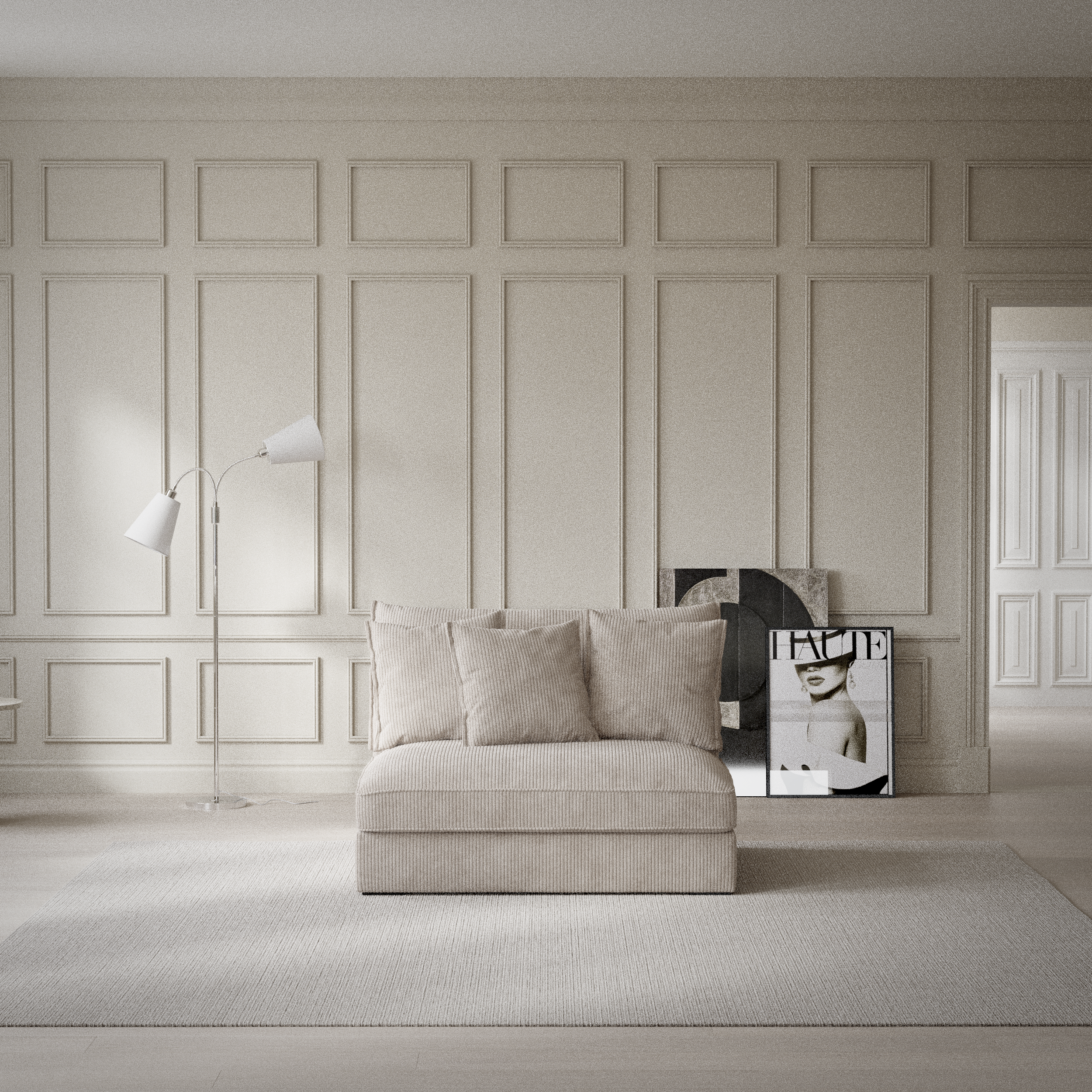 Rossi, 2-sits utan armstöd