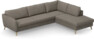 County - 2,5-sits soffa med divan höger - Brun