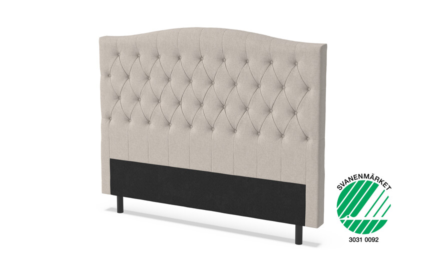 Queen - Sänggavel, B 160-210 cm - Beige