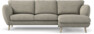 Madison Lux - 2-sits soffa med schäslong höger - Vit