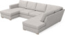 Friday - 3-sits soffa med schäslong vänster och divan höger - Grå