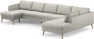 County - 4-sits soffa med schäslong vänster och divan höger - Grå