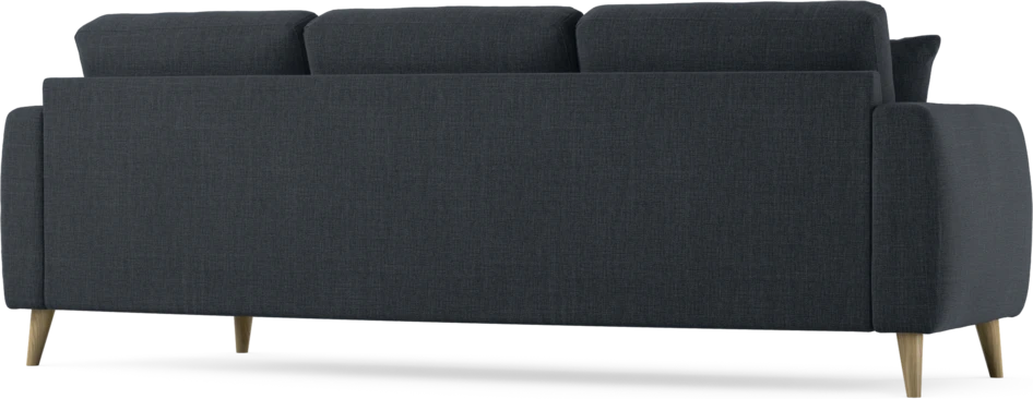 Eden - 3-sits soffa svängd - Blå