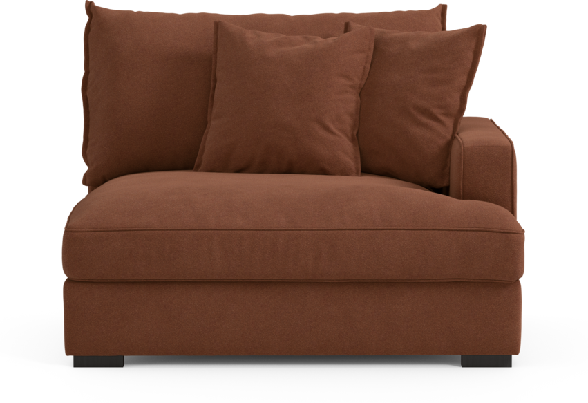 Rossi - 1,5-sits med armstöd höger - Orange