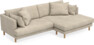 Harper - 4-sits med schäslong XL höger - Beige