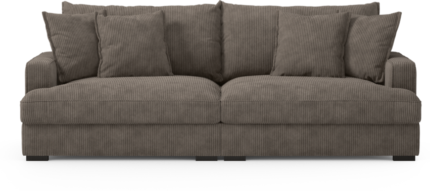 Rossi - 3-sits soffa - Brun