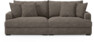 Rossi - 3-sits soffa - Brun