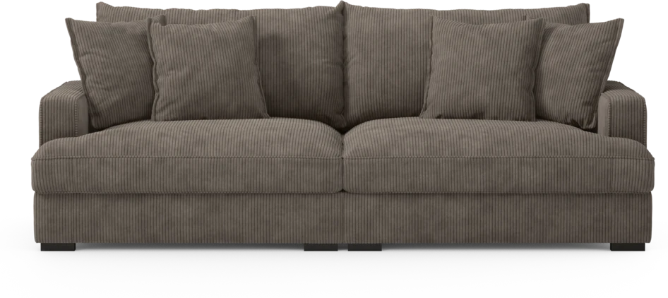 Rossi - 3-sits soffa - Brun