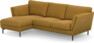 Madison Lux - 2-sits soffa med schäslong vänster - Gul