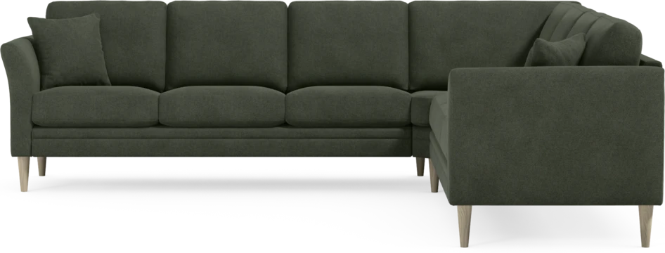 Eden - Hörnsoffa, 3+3-sits - Grön