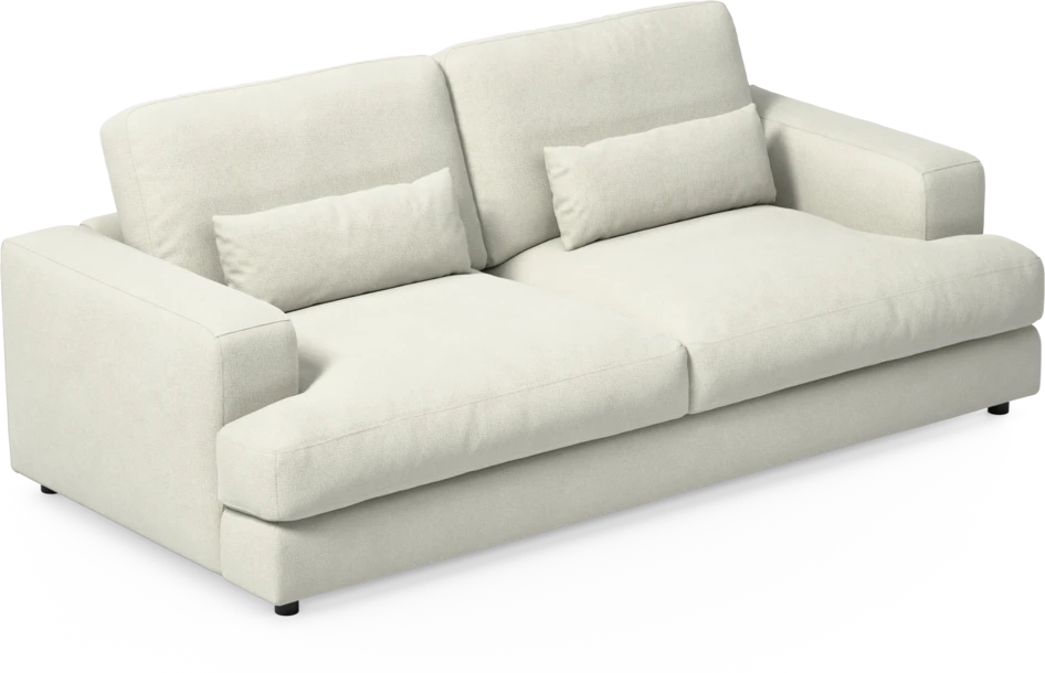 Noma - 3-sits soffa - Vit